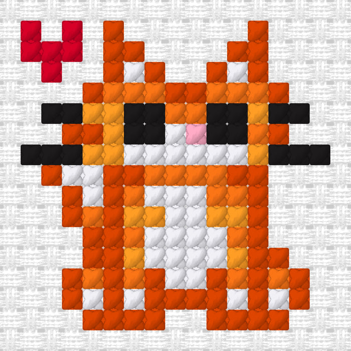 Achilles Orange Cat Cross Stitch Pattern | FREE Digital Download