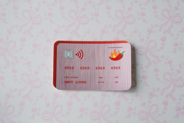 Smut Book Credit Card Sticker