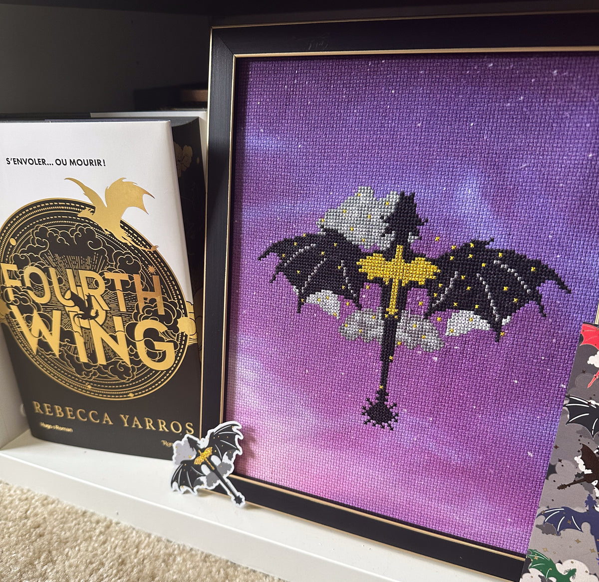 🐉 Fourth Wing Cross Stitch Pattern | Digital Download 🐉