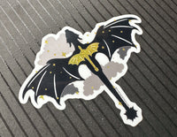 Tairn & Andarna Dragon Tattoo Sticker | Fourth Wing