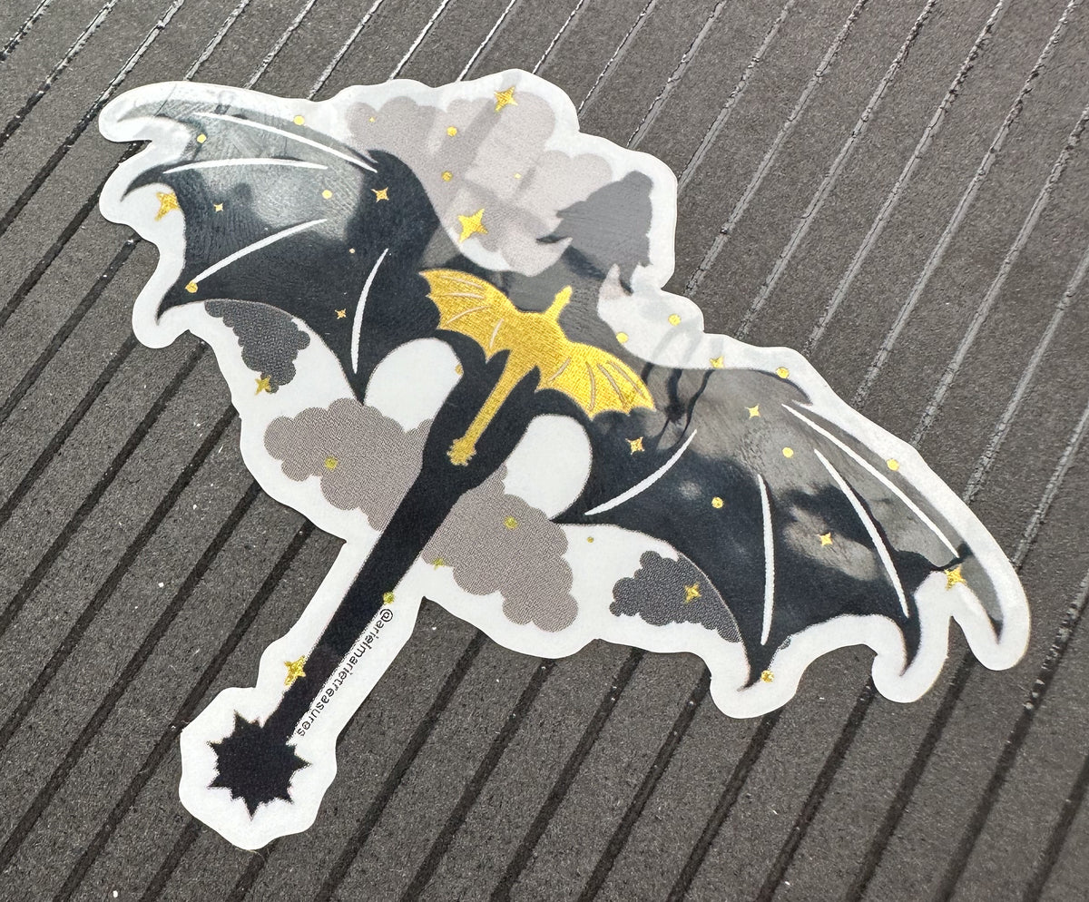 Tairn & Andarna Dragon Tattoo Sticker | Fourth Wing