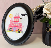Cozy Haunted House Cross-Stitch Digital Pattern