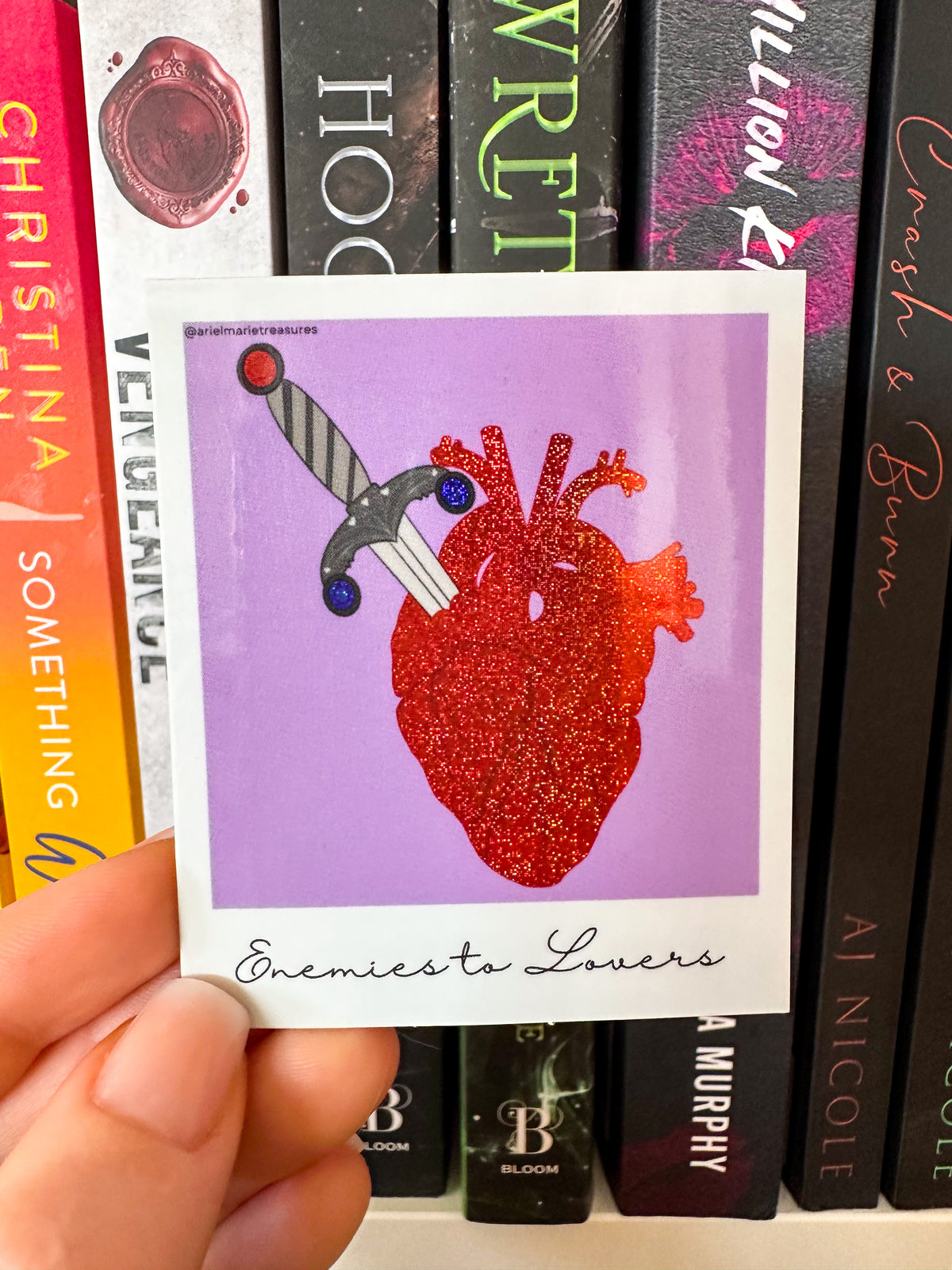 Enemies to Lovers Polaroid Trope Sticker