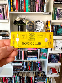Book Club Admission Ticket Sticker