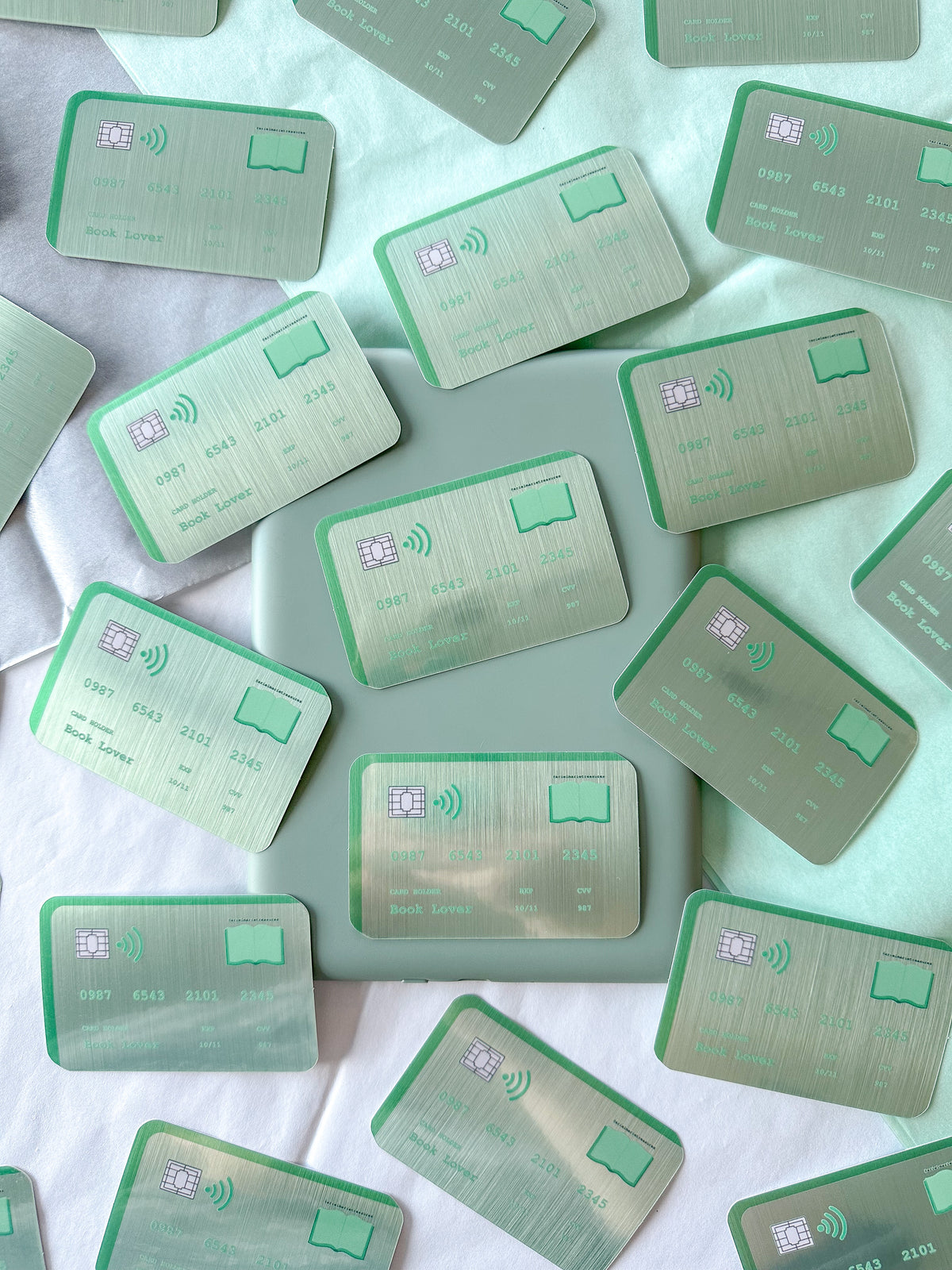 Book Credit Card Sticker