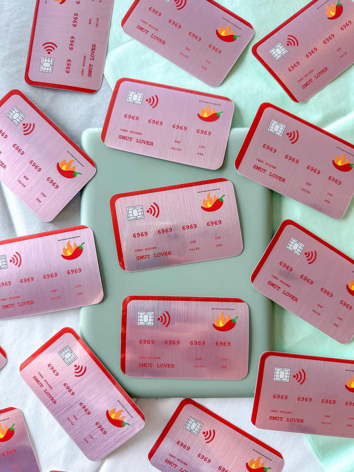 Smut Book Credit Card Sticker
