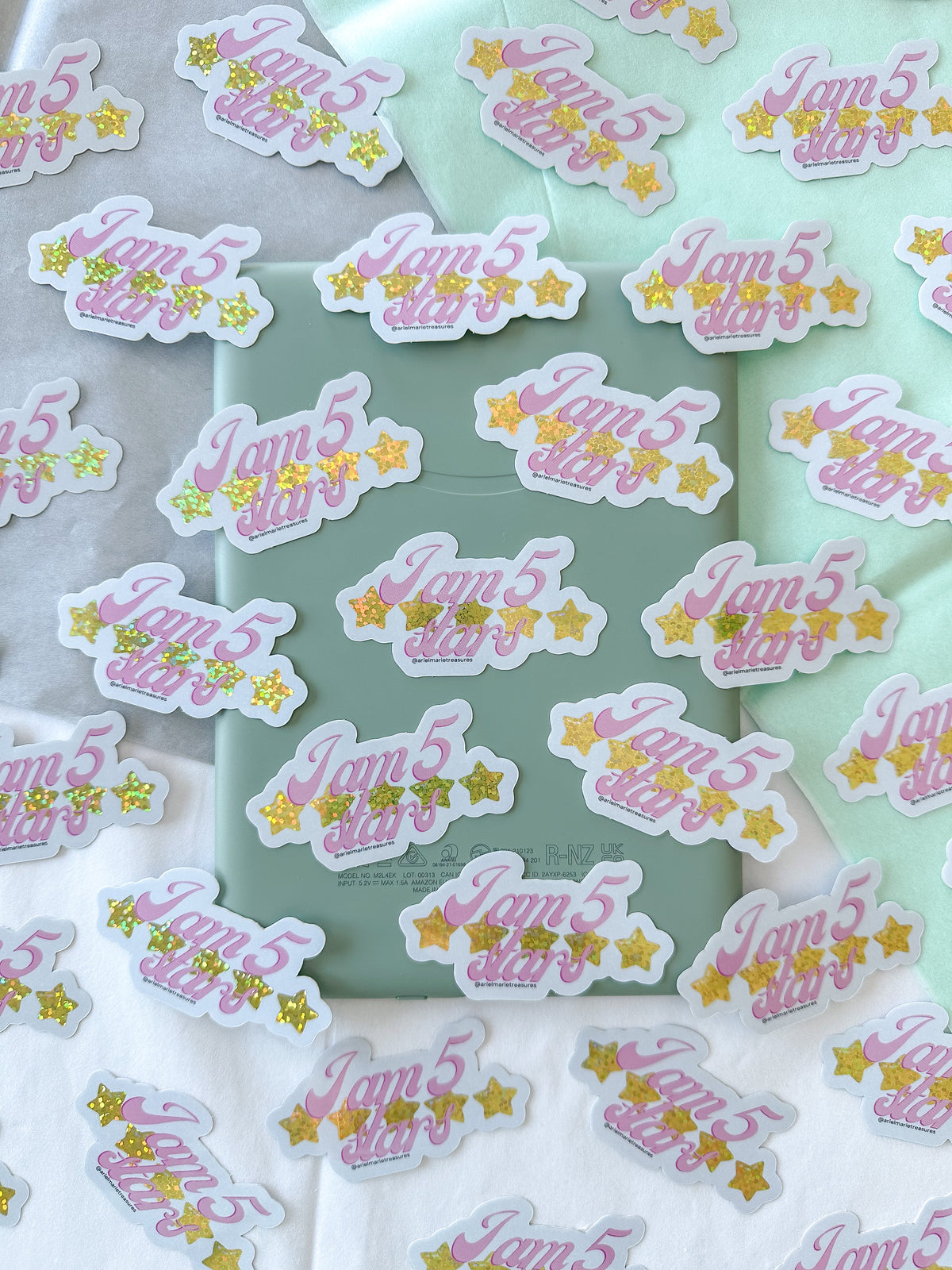 I am 5 Stars Sticker