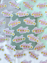 I am 5 Stars Sticker