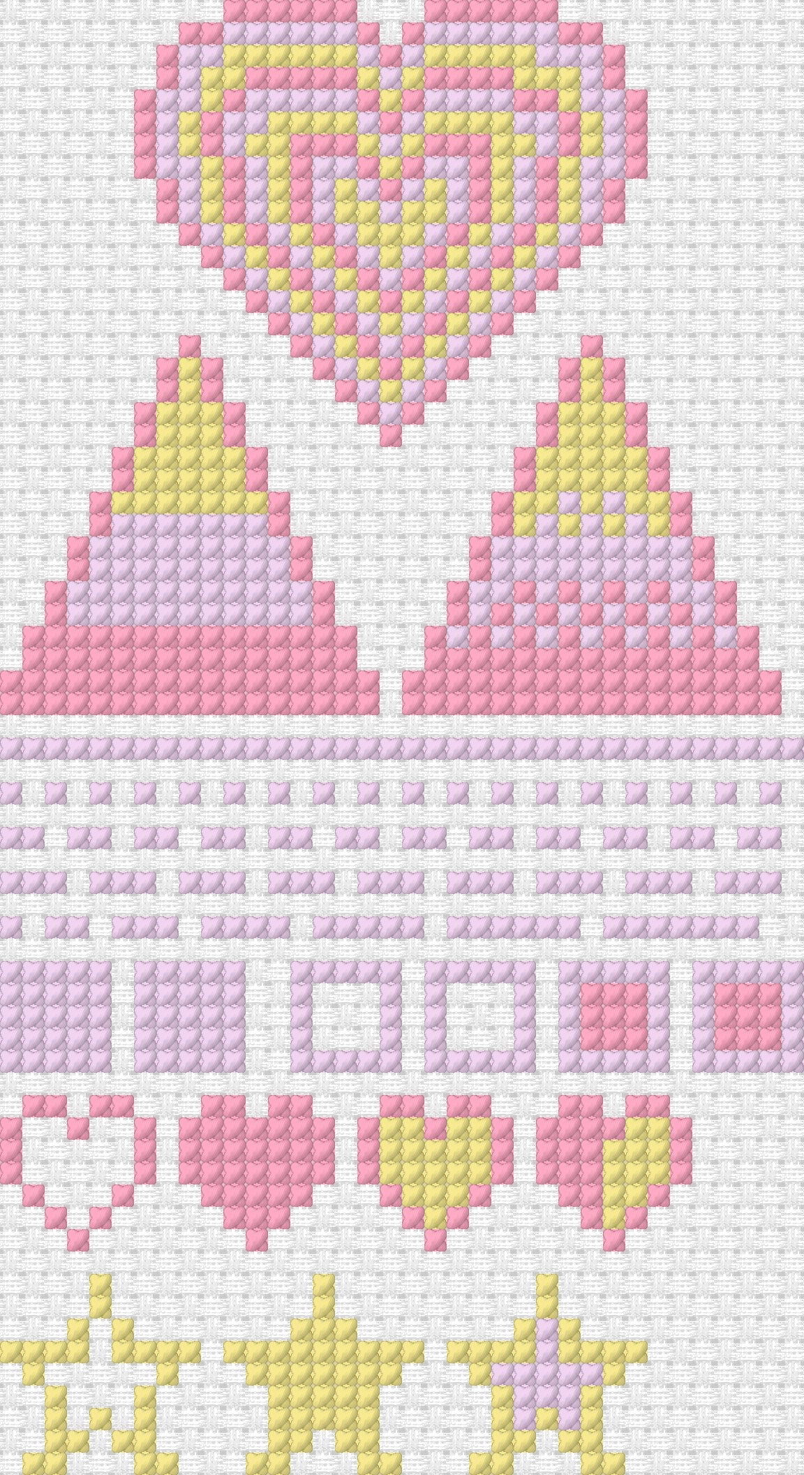 My First Cross Stitch Pattern | FREE Beginner Digital Download