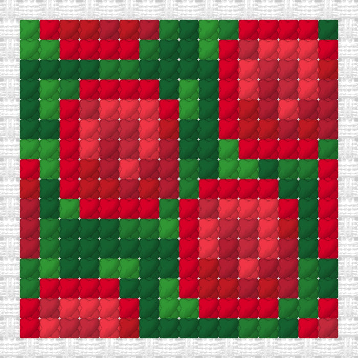 Rose Bush Keychain Cross Stitch Patterns | FREE Digital Download